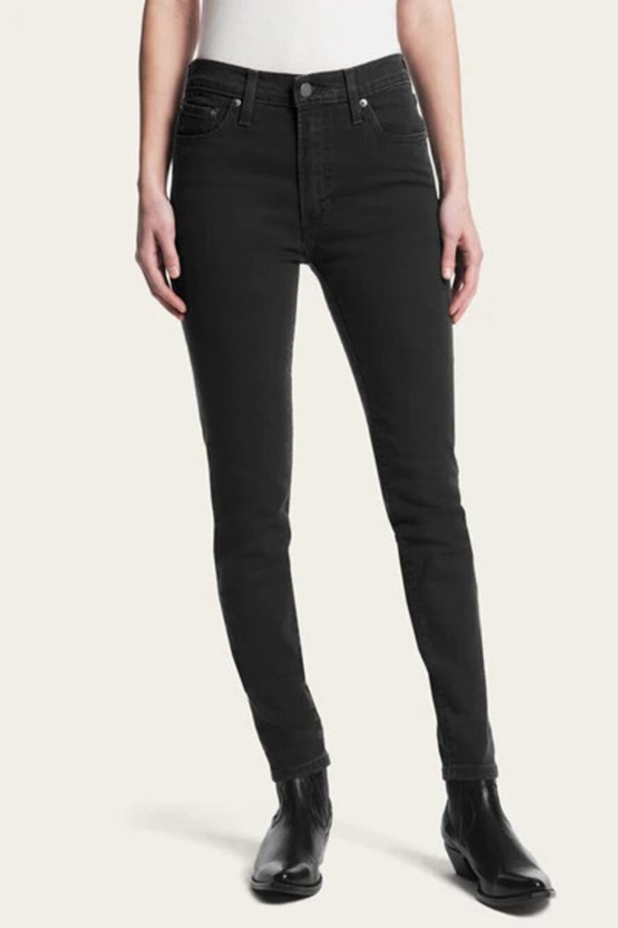 Frye Addie Skinny Jeans Black Ember Size 28